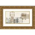 thumbnail image 1 of Goldberger, Jennifer 24x14 Gold Ornate Wood Framed with Double Matting Museum Art Print Titled - Matrix Illusion  IV, 1 of 4