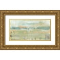 thumbnail image 1 of Goldberger, Jennifer 24x14 Gold Ornate Wood Framed with Double Matting Museum Art Print Titled - Pastel Landscape III, 1 of 4