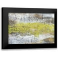 thumbnail image 1 of Goldberger, Jennifer 24x17 Black Modern Framed Museum Art Print Titled - Yellow and Grey Serenity II, 1 of 5