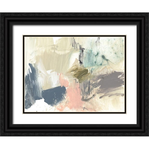 Goldberger, Jennifer 24x19 Black Ornate Wood Framed with Double Matting Museum Art Print Titled - Pastel Immersion IV