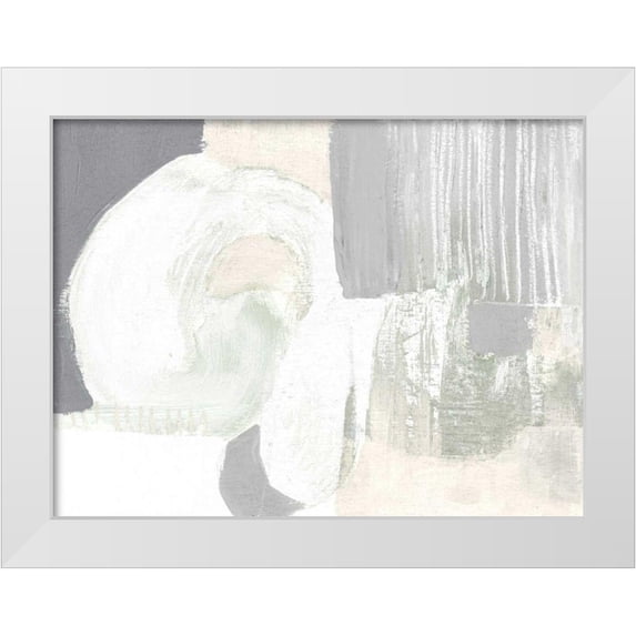 Goldberger, Jennifer 24x19 White Modern Wood Framed Museum Art Print Titled - Neutral Curves I