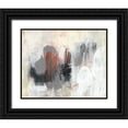 thumbnail image 1 of Goldberger, Jennifer 24x20 Black Ornate Wood Framed with Double Matting Museum Art Print Titled - Neutrals and Rust II, 1 of 4