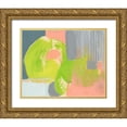thumbnail image 1 of Goldberger, Jennifer 24x20 Gold Ornate Wood Framed with Double Matting Museum Art Print Titled - Lime Squeeze I, 1 of 4