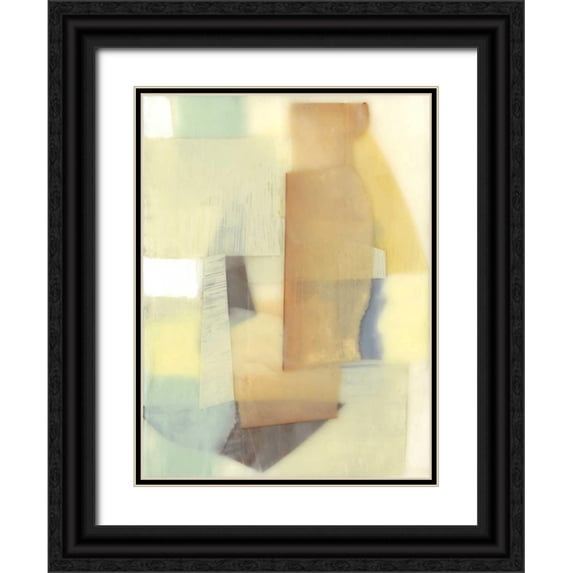 Goldberger, Jennifer 25x32 Black Ornate Wood Framed with Double Matting Museum Art Print Titled - Translucent Layers I