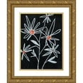 thumbnail image 1 of Goldberger, Jennifer 25x32 Gold Ornate Wood Framed with Double Matting Museum Art Print Titled - Flower Doodle I, 1 of 4