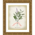 thumbnail image 1 of Goldberger, Jennifer 25x32 Gold Ornate Wood Framed with Double Matting Museum Art Print Titled - Herb Series I, 1 of 4