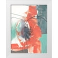 thumbnail image 1 of Goldberger, Jennifer 25x32 White Modern Wood Framed Museum Art Print Titled - Juxtaposed Coral I, 1 of 4