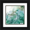 thumbnail image 1 of Goldberger, Jennifer 26x26 Black Ornate Wood Framed with Double Matting Museum Art Print Titled - Emerald Cavern I, 1 of 4