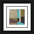 thumbnail image 1 of Goldberger, Jennifer 26x26 Black Ornate Wood Framed with Double Matting Museum Art Print Titled - Geometric Sketch I, 1 of 4