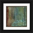 thumbnail image 1 of Goldberger, Jennifer 26x26 Black Ornate Wood Framed with Double Matting Museum Art Print Titled - Lush Filigree IV, 1 of 4