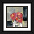thumbnail image 1 of Goldberger, Jennifer 26x26 Black Ornate Wood Framed with Double Matting Museum Art Print Titled - Rose Bud Vase II, 1 of 4