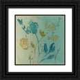thumbnail image 1 of Goldberger, Jennifer 26x26 Black Ornate Wood Framed with Double Matting Museum Art Print Titled - Spa and Sage Bouquet I, 1 of 4