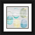 thumbnail image 1 of Goldberger, Jennifer 26x26 Black Ornate Wood Framed with Double Matting Museum Art Print Titled - Stone Pattern II, 1 of 4