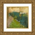 thumbnail image 1 of Goldberger, Jennifer 26x26 Gold Ornate Wood Framed with Double Matting Museum Art Print Titled - Four Corners III, 1 of 4
