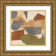 thumbnail image 1 of Goldberger, Jennifer 26x26 Gold Ornate Wood Framed with Double Matting Museum Art Print Titled - Tip Top I, 1 of 4