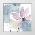 thumbnail image 1 of Goldberger, Jennifer 26x26 White Modern Wood Framed Museum Art Print Titled - Blush Flower Splash VI, 1 of 4