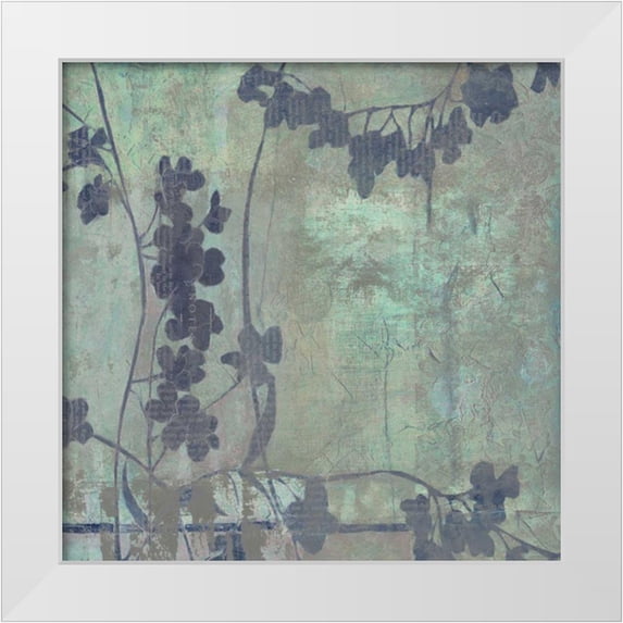 Goldberger, Jennifer 26x26 White Modern Wood Framed Museum Art Print Titled - Forgotten Whimsy IV