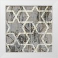 thumbnail image 1 of Goldberger, Jennifer 26x26 White Modern Wood Framed Museum Art Print Titled - Neutral Metric VII, 1 of 4