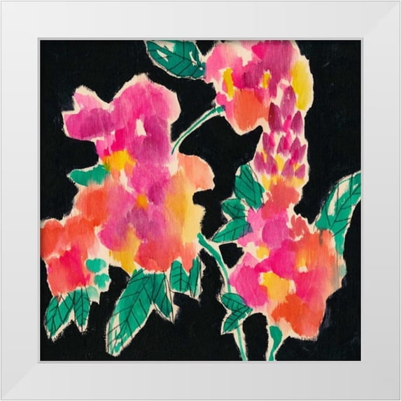 Goldberger, Jennifer 26x26 White Modern Wood Framed Museum Art Print Titled - Tropical Vibe I