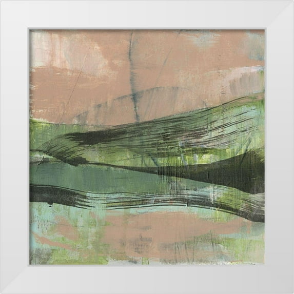 Goldberger, Jennifer 26x26 White Modern Wood Framed Museum Art Print Titled - Twisting Horizon II