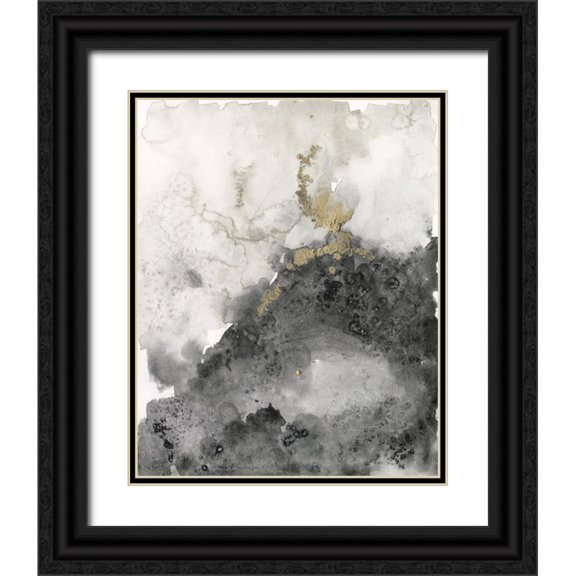 Goldberger, Jennifer 26x32 Black Ornate Wood Framed with Double Matting Museum Art Print Titled - Ebony and Gold II