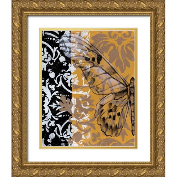Goldberger, Jennifer 26x32 Gold Ornate Wood Framed with Double Matting Museum Art Print Titled - Jarmans Dress I