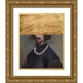 thumbnail image 1 of Goldberger, Jennifer 26x32 Gold Ornate Wood Framed with Double Matting Museum Art Print Titled - Sassy Master VI, 1 of 4