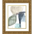 thumbnail image 1 of Goldberger, Jennifer 26x32 Gold Ornate Wood Framed with Double Matting Museum Art Print Titled - Verdant Divide I, 1 of 4