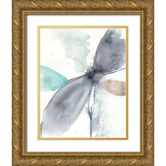Goldberger, Jennifer 26x32 Gold Ornate Wood Framed with Double Matting Museum Art Print Titled - Vortex Illusion I
