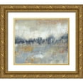 thumbnail image 1 of Goldberger, Jennifer 30x26 Gold Ornate Wood Framed with Double Matting Museum Art Print Titled - Cool Grey Horizon II, 1 of 4