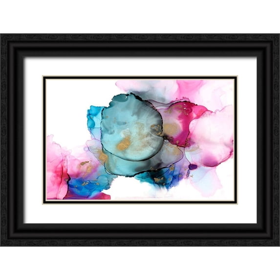 Goldberger, Jennifer 32x22 Black Ornate Wood Framed with Double Matting Museum Art Print Titled - Borealis I