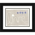 thumbnail image 1 of Goldberger, Jennifer 32x25 Black Ornate Wood Framed with Double Matting Museum Art Print Titled - Simple Words V, 1 of 4