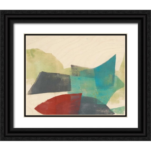 Goldberger, Jennifer 32x26 Black Ornate Wood Framed with Double Matting Museum Art Print Titled - Ship Shape II