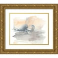 thumbnail image 1 of Goldberger, Jennifer 32x26 Gold Ornate Wood Framed with Double Matting Museum Art Print Titled - Blush Haze II, 1 of 4