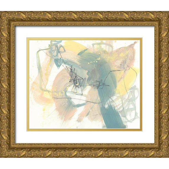 Goldberger, Jennifer 32x26 Gold Ornate Wood Framed with Double Matting Museum Art Print Titled - Explore I