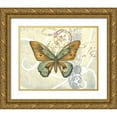 thumbnail image 1 of Goldberger, Jennifer 32x26 Gold Ornate Wood Framed with Double Matting Museum Art Print Titled - Small Postcard Song III, 1 of 4
