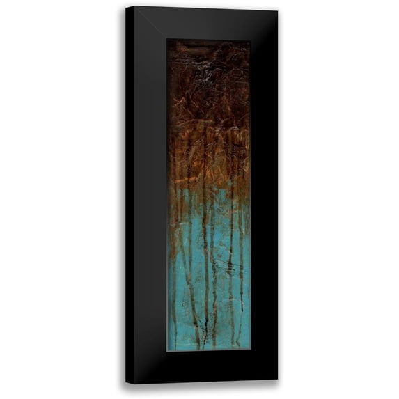 Goldberger, Jennifer 7x14 Black Modern Framed Museum Art Print Titled - Oxidized Copper II