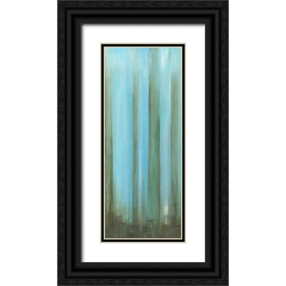 Goldberger, Jennifer 8x14 Black Ornate Wood Framed with Double Matting Museum Art Print Titled - Sky Lights I