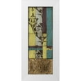 thumbnail image 1 of Goldberger, Jennifer 8x14 White Modern Wood Framed Museum Art Print Titled - Jeweled Transom VI, 1 of 4