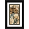 thumbnail image 1 of Goldberger, Jennifer 9x14 Black Ornate Wood Framed with Double Matting Museum Art Print Titled - Encaustic Ephemera I, 1 of 4
