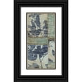 thumbnail image 1 of Goldberger, Jennifer 9x14 Black Ornate Wood Framed with Double Matting Museum Art Print Titled - Indigo Branches I, 1 of 4