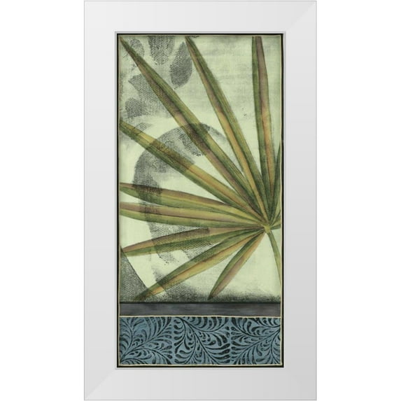 Goldberger, Jennifer 9x14 White Modern Wood Framed Museum Art Print Titled - Small Sophisticated Palm I