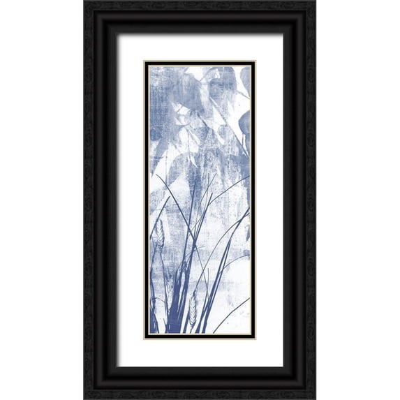 Goldberger, Jennifer 9x18 Black Ornate Wood Framed with Double Matting Museum Art Print Titled - Indigo Exposure IV