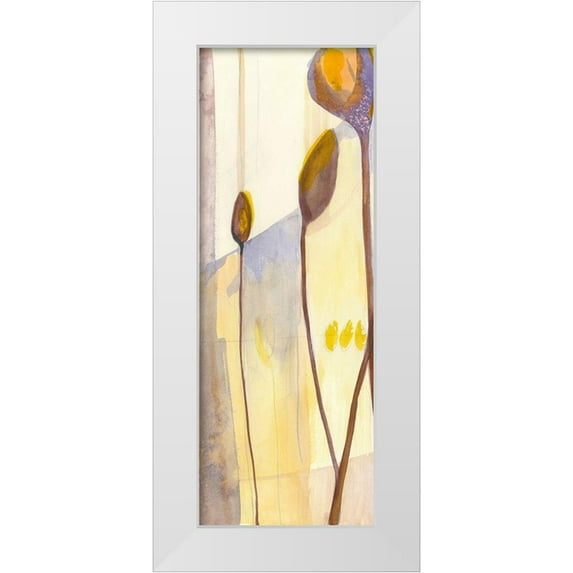 Goldberger, Jennifer 9x18 White Modern Wood Framed Museum Art Print Titled - Seed Pods I