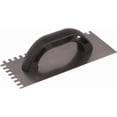 thumbnail image 1 of Goldblatt G02391 1/4-Inch By 3/8-Inch By 1/4-Inch Square Notch Trowel With Plastic Handle, 1 of 1