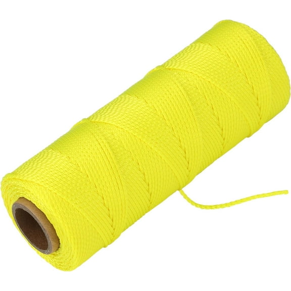Goldblatt Mason Line, 500 Feet #18 Braided Nylon String Line, Nylon Twine for Gardening or Masonry Tools, Perfect Construction String for A String Level, Twine String for Gardening