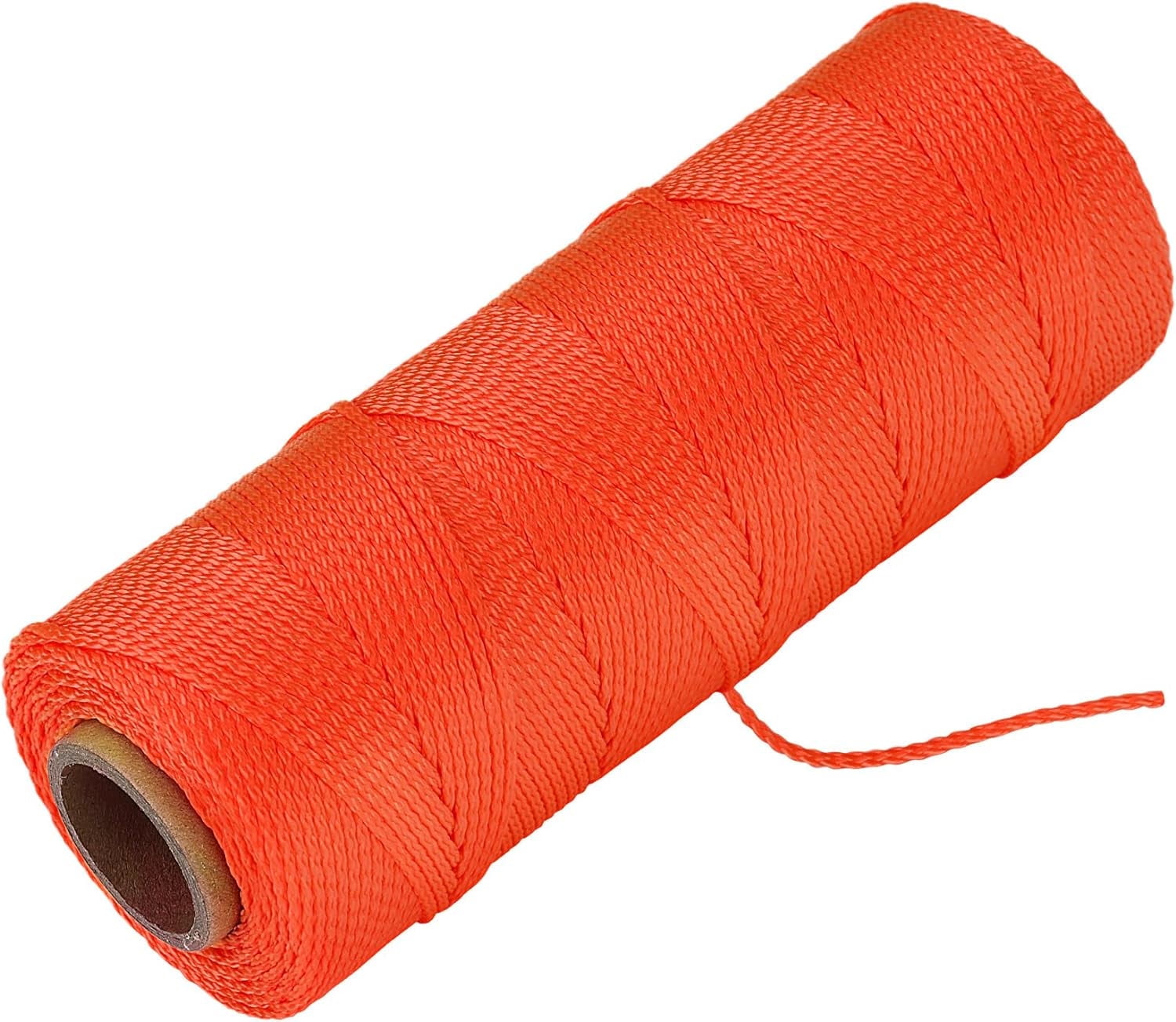 Orange Mason String Line 500 Feet #18 Braided Nylon String Line Braided Mason Line Nylon Twine String for Gardening or Masonry Tools Construction String for A String Level