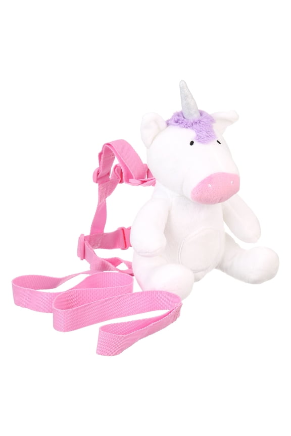 2-in-1 Toddler Safety Harness Backpack Unicorn with Removable Tether, Pink