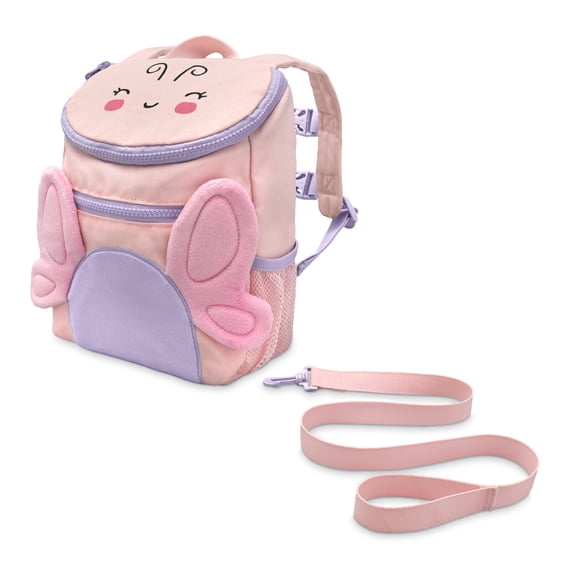 Goldbug Safety Harness Backpack with Removable Tether, Walking Harness for Toddlers, Butterfly