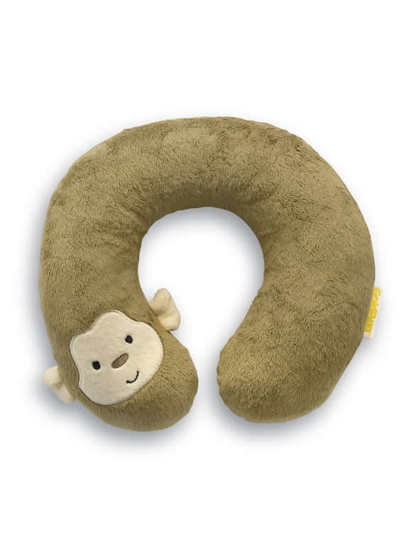 Travel Pillow, Head and Neck Support for Toddlers, Monkey